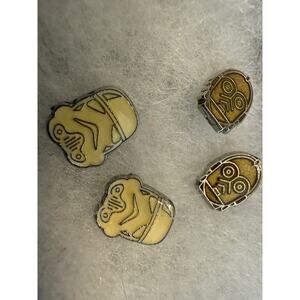 Star Wars LFL Orig Lucas Film Limited Stud Earrings Darth Vader and C-3PO